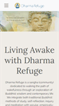 Mobile Screenshot of dharmarefuge.com